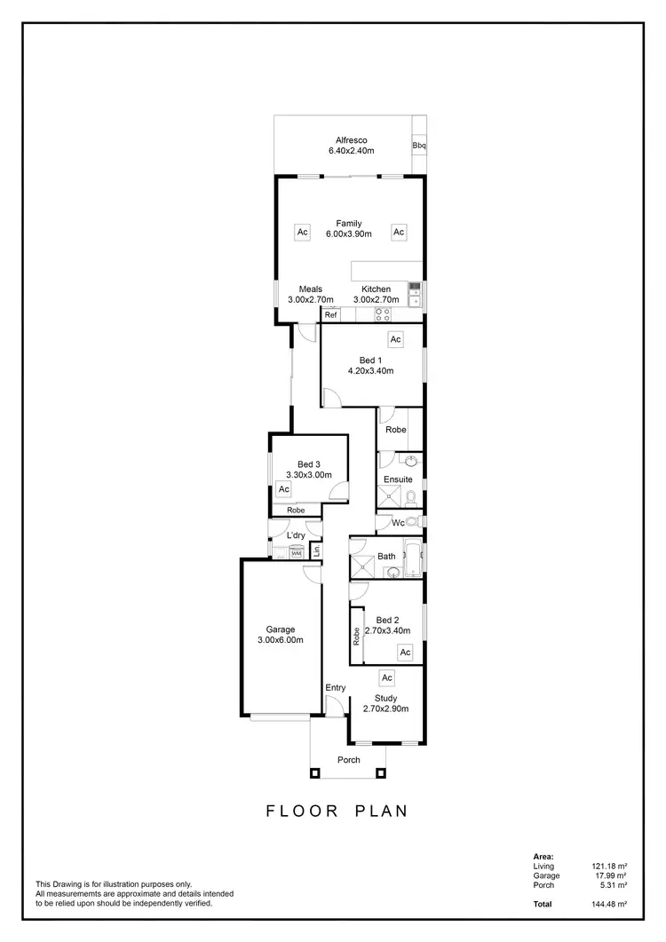 Floorplan of Homely house listing, 32 Lexington Road, Henley Beach South SA 5022