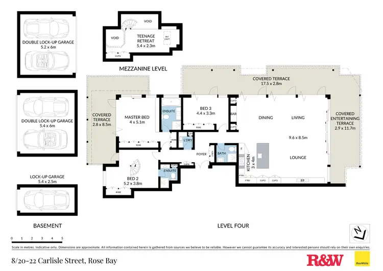 Floorplan of Homely apartment listing, 8/20-22 Carlisle Street, Rose Bay NSW 2029