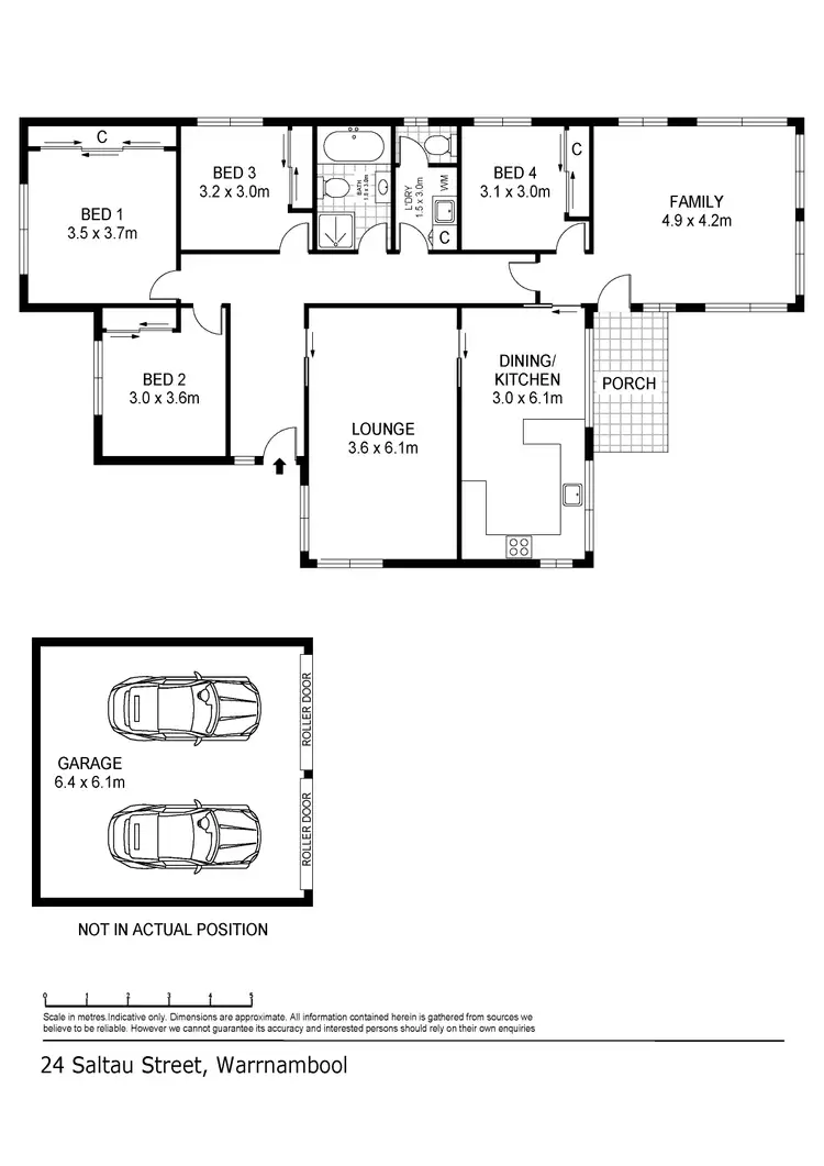 Floorplan of Homely house listing, 24 Saltau Street, Warrnambool VIC 3280