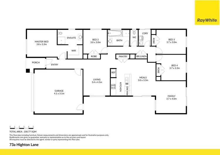 Floorplan of Homely house listing, 73a Highton Lane, Mansfield VIC 3722