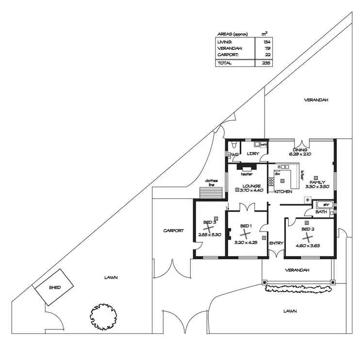 Floorplan of Homely house listing, 102 Galway Avenue, Broadview SA 5083