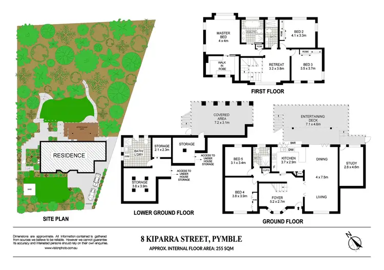 Floorplan of Homely house listing, 8 Kiparra Street, Pymble NSW 2073