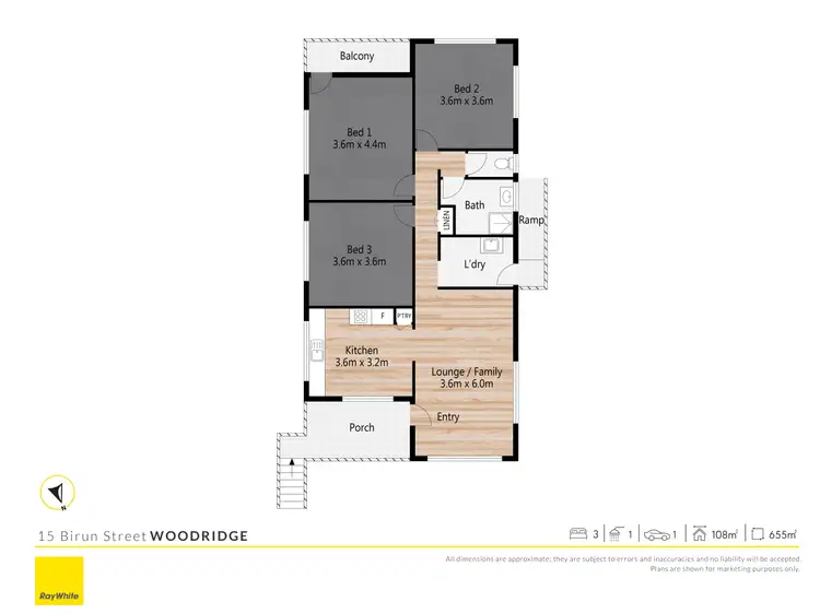 Floorplan of Homely house listing, 15 Birun Street, Woodridge QLD 4114