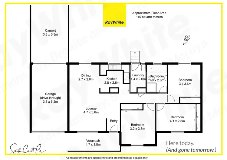 Floorplan of Homely house listing, 6 Panorama Parade, Moruya NSW 2537