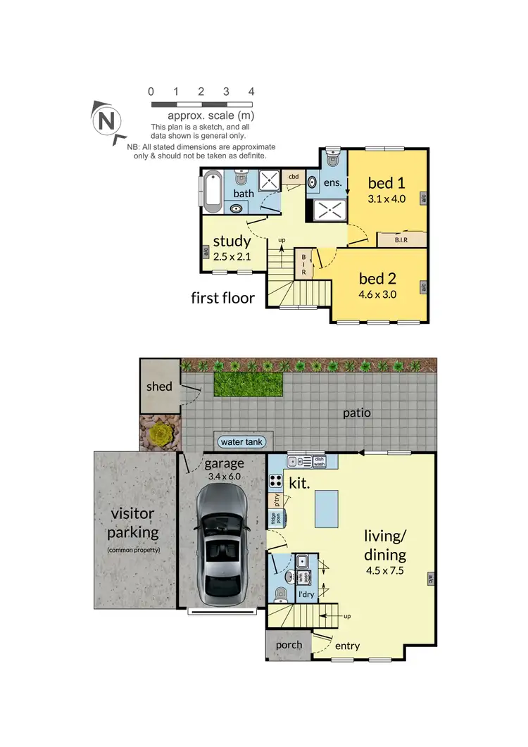 Floorplan of Homely townhouse listing, 5/79 Lewis Road, Wantirna South VIC 3152