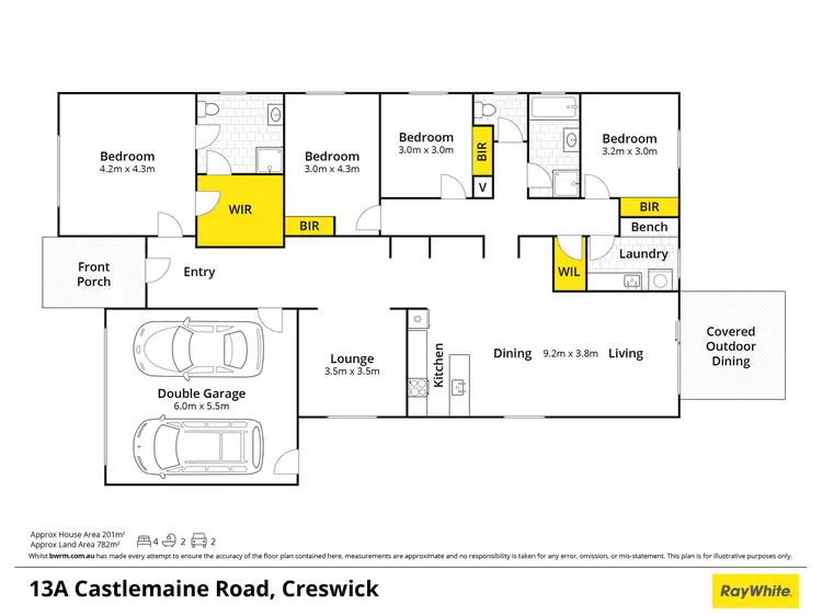 Floorplan of Homely house listing, 13A Castlemaine Road, Creswick VIC 3363