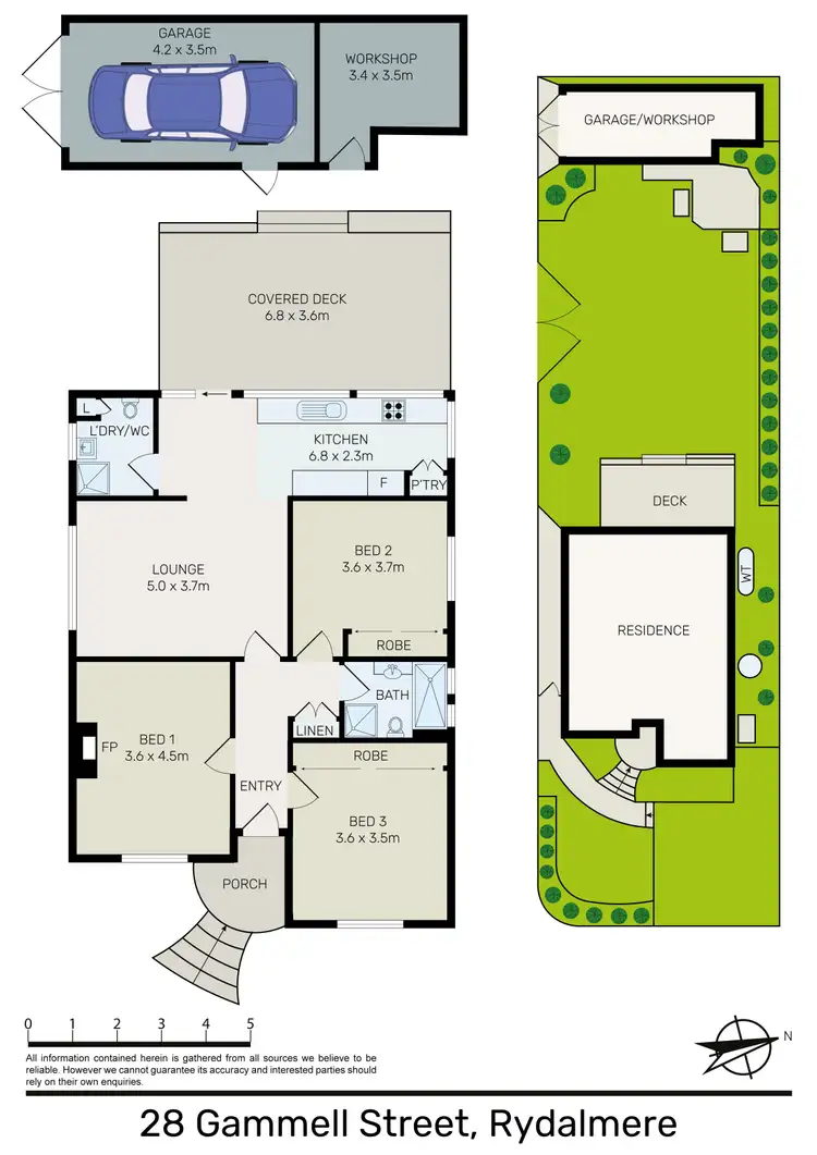 Floorplan of Homely house listing, 28 Gammell Street, Rydalmere NSW 2116