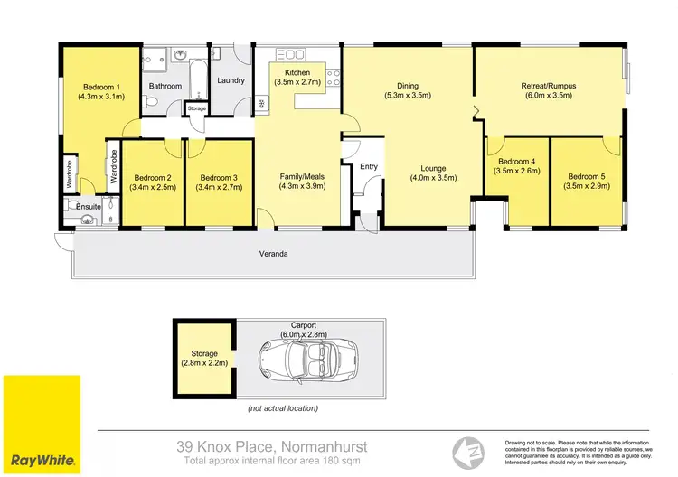 Floorplan of Homely house listing, 39 Knox Place, Normanhurst NSW 2076