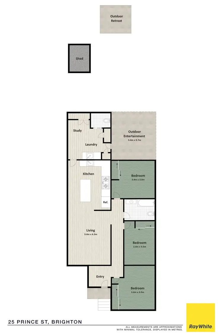 Floorplan of Homely house listing, 25 Prince Street, Brighton QLD 4017