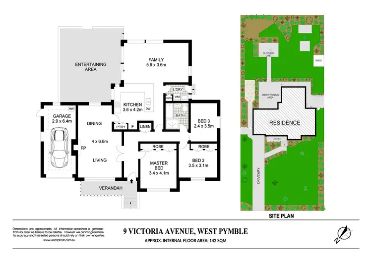 Floorplan of Homely house listing, 9 Victoria Avenue, West Pymble NSW 2073