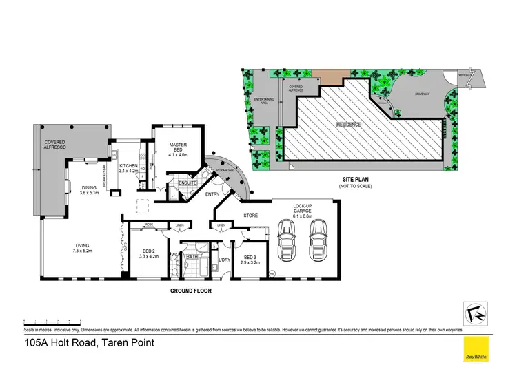 Floorplan of Homely house listing, 105A Holt Road, Taren Point NSW 2229