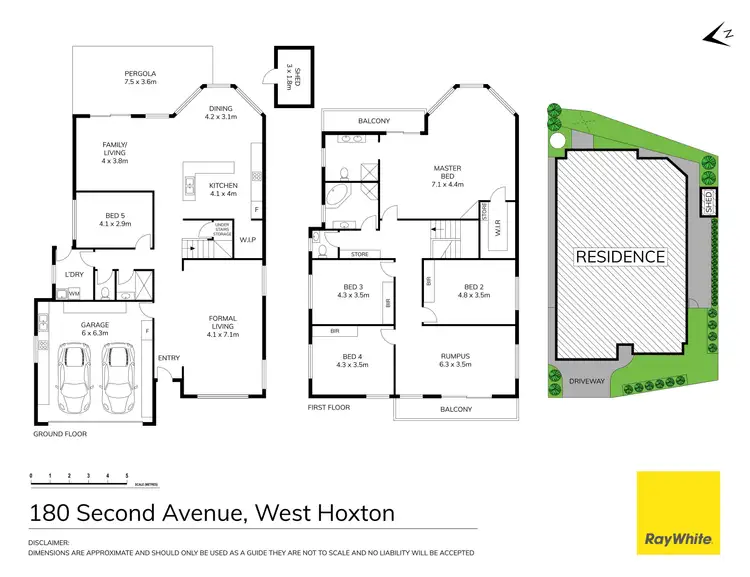Floorplan of Homely house listing, 180 Second Avenue, West Hoxton NSW 2171