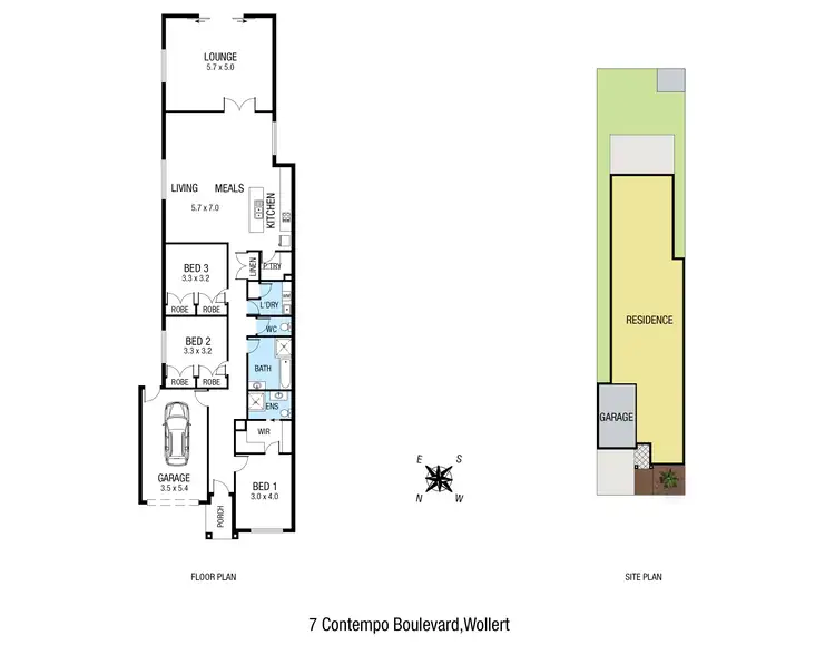 Floorplan of Homely house listing, 7 Contempo Boulevard, Wollert VIC 3750