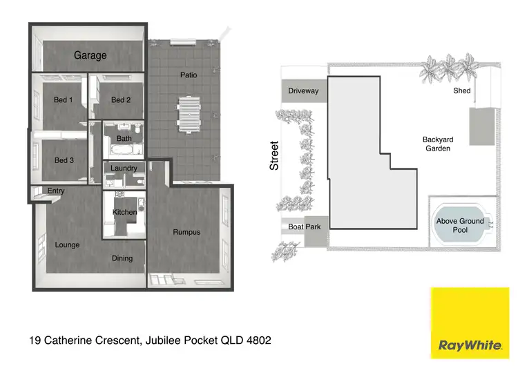 Floorplan of Homely house listing, 19 Catherine Crescent, Jubilee Pocket QLD 4802