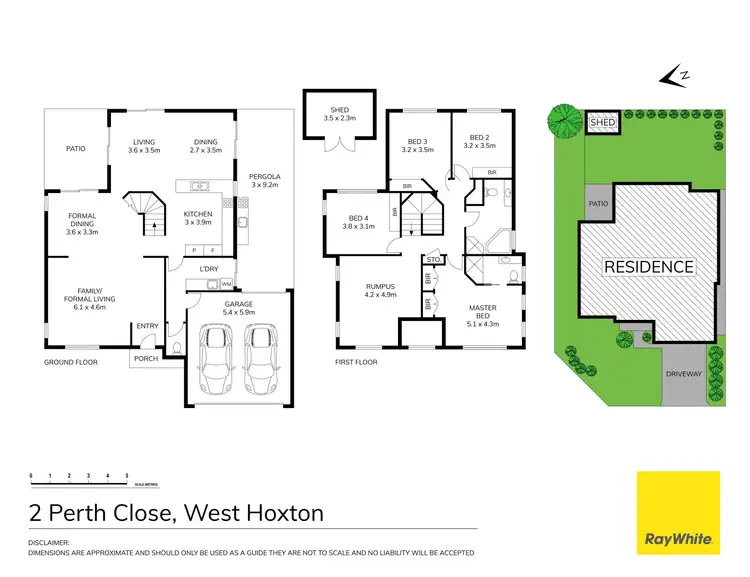 Floorplan of Homely house listing, 2 Perth Close, West Hoxton NSW 2171