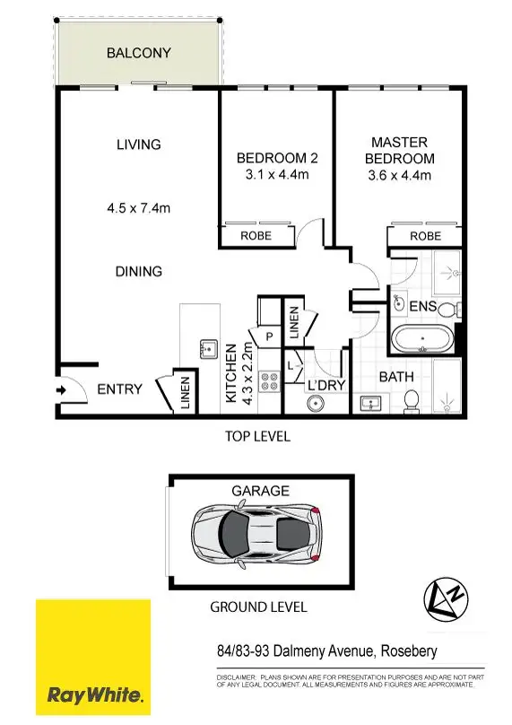 Floorplan of Homely apartment listing, 84/83-93 Dalmeny Avenue, Rosebery NSW 2018
