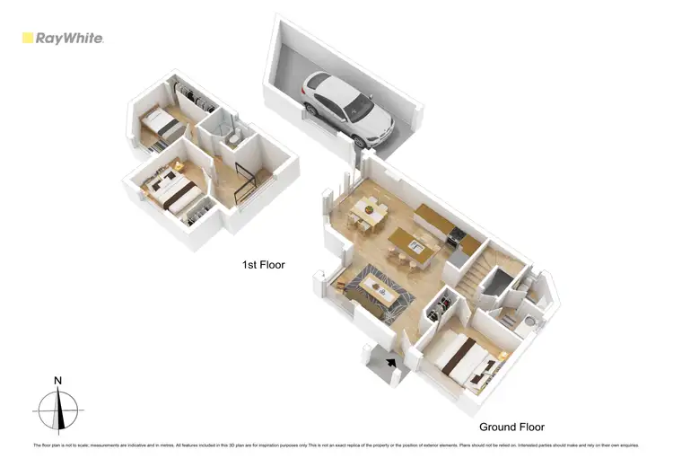 Floorplan of Homely townhouse listing, 1/32 Kumara Circuit, South Morang VIC 3752