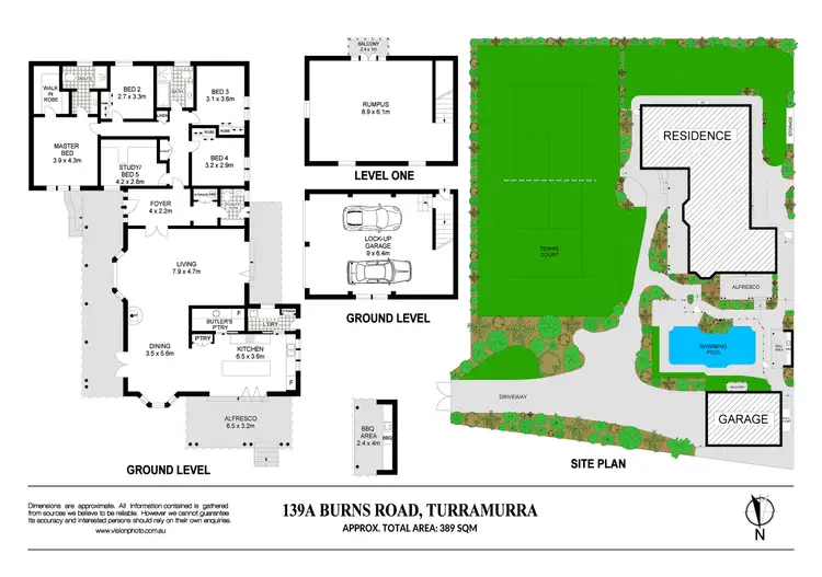 Floorplan of Homely house listing, 139A Burns Road, Turramurra NSW 2074