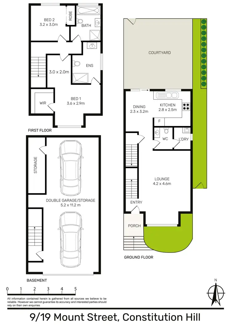 Floorplan of Homely townhouse listing, 9/19 Mount Street, Constitution Hill NSW 2145