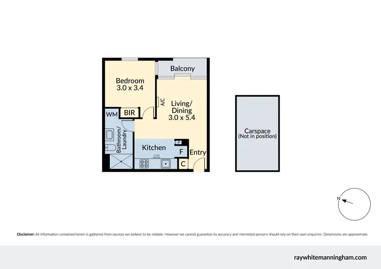Floorplan of Homely apartment listing, 612B/1 Colombo Street, Mitcham VIC 3132