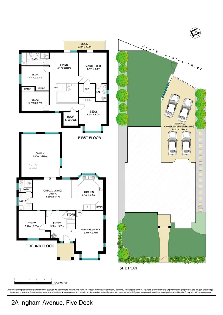 Floorplan of Homely house listing, 2a Ingham Avenue, Five Dock NSW 2046