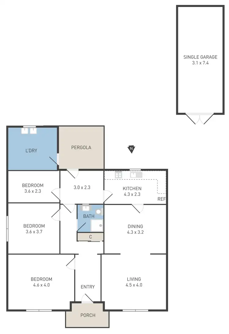 Floorplan of Homely house listing, 11 Burnewang Street, Albion VIC 3020