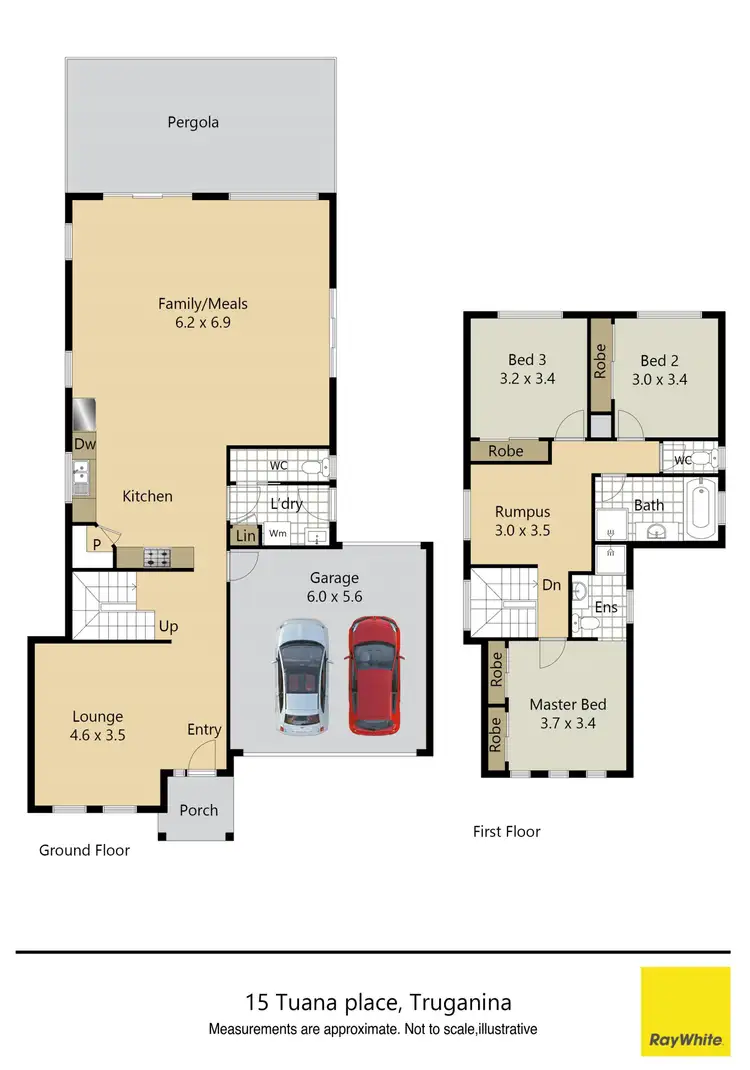 Floorplan of Homely house listing, 15 Tuana Place, Truganina VIC 3029