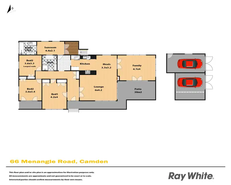 Floorplan of Homely house listing, 66 Menangle Road, Camden NSW 2570