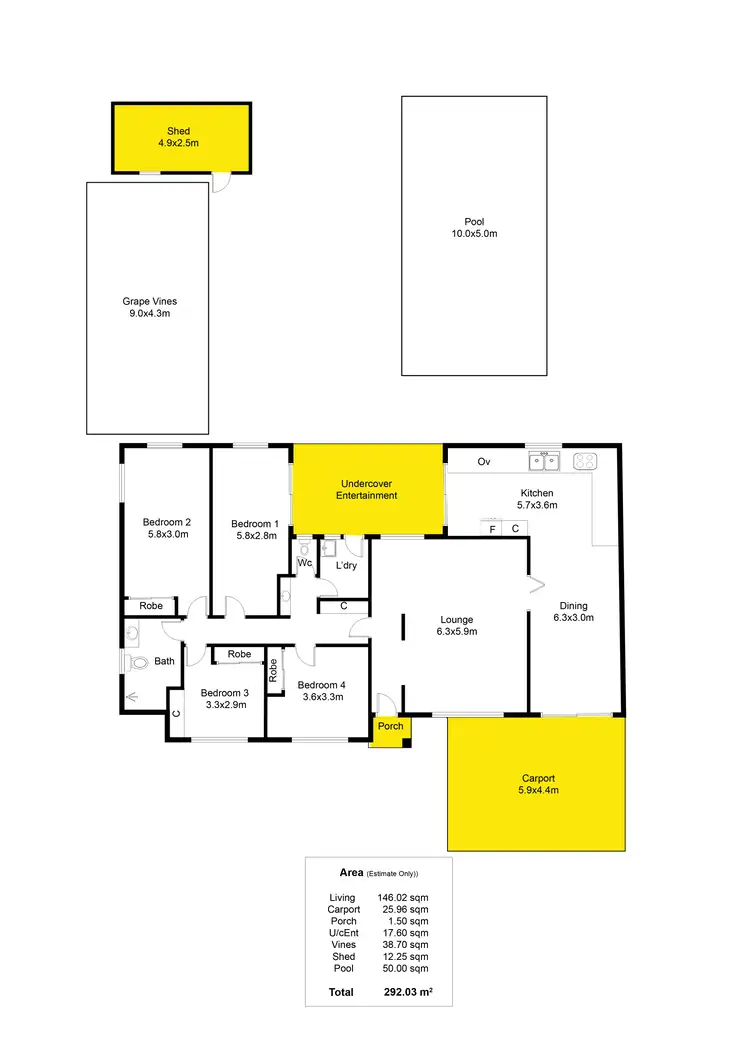 Floorplan of Homely house listing, 21 Rex Avenue, Gilles Plains SA 5086