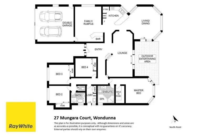 Floorplan of Homely house listing, 27 Mungara Court, Wondunna QLD 4655