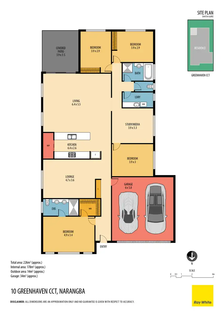 Floorplan of Homely house listing, 10 Greenhaven Circuit, Narangba QLD 4504