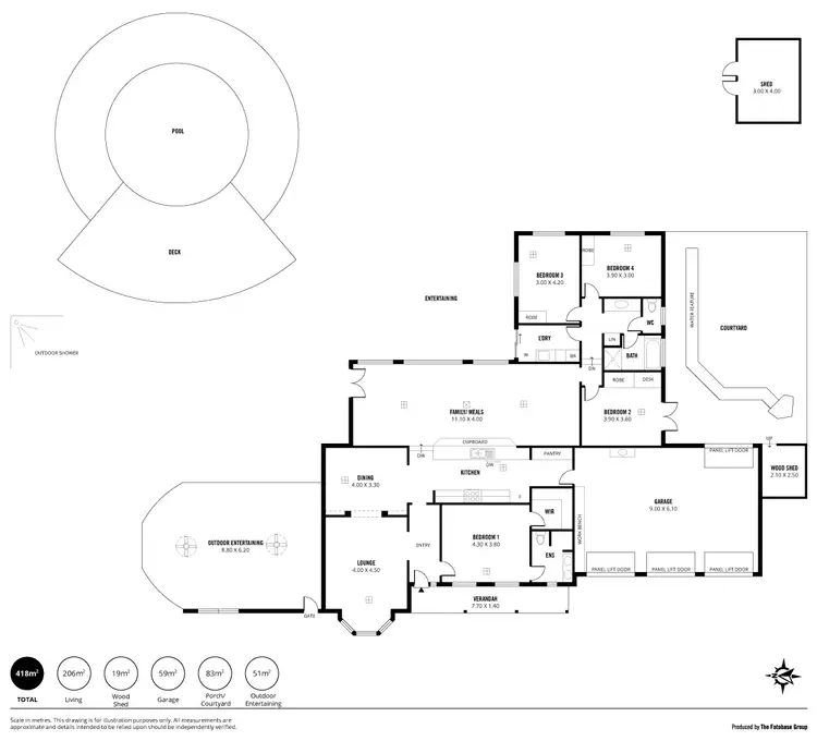 Floorplan of Homely house listing, 8 Schaefer Court, Mount Barker SA 5251