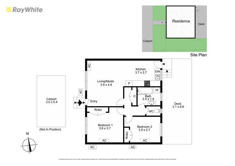 Floorplan of Homely unit listing, 3/100 Ferntree Gully Road, Oakleigh East VIC 3166