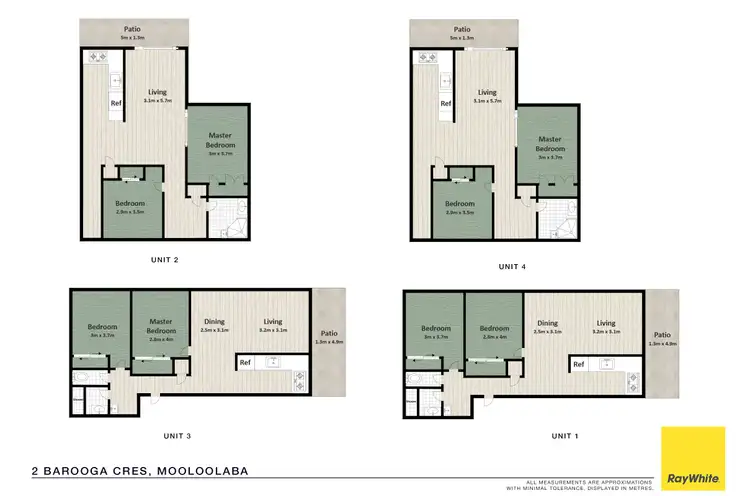 Floorplan of Homely block of units listing, 2 Barooga Crescent, Mooloolaba QLD 4557
