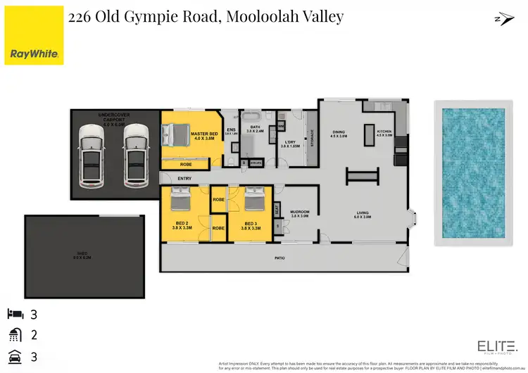 Floorplan of Homely house listing, 226 Old Gympie Road, Mooloolah Valley QLD 4553