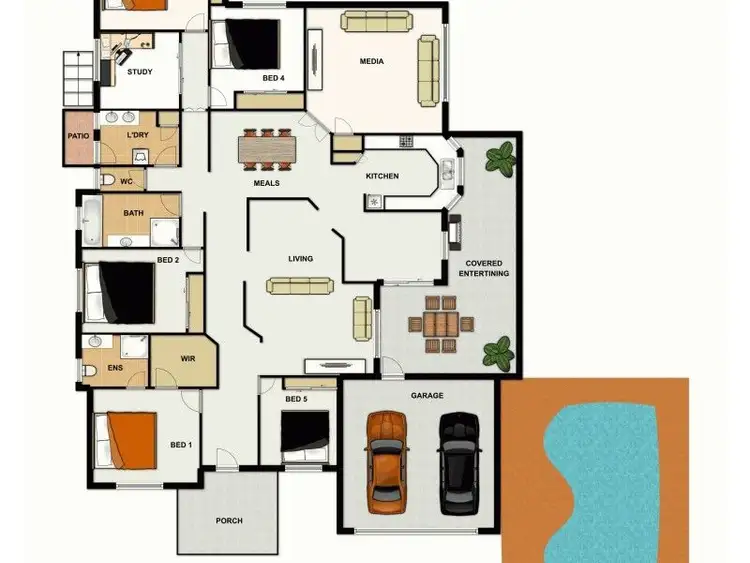 Floorplan of Homely house listing, 18 Ibis Circuit, Forest Lake QLD 4078