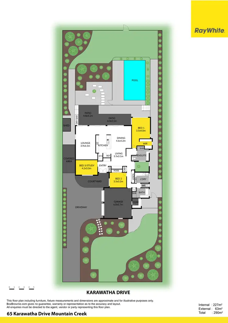 Floorplan of Homely house listing, 65 Karawatha Drive, Mountain Creek QLD 4557