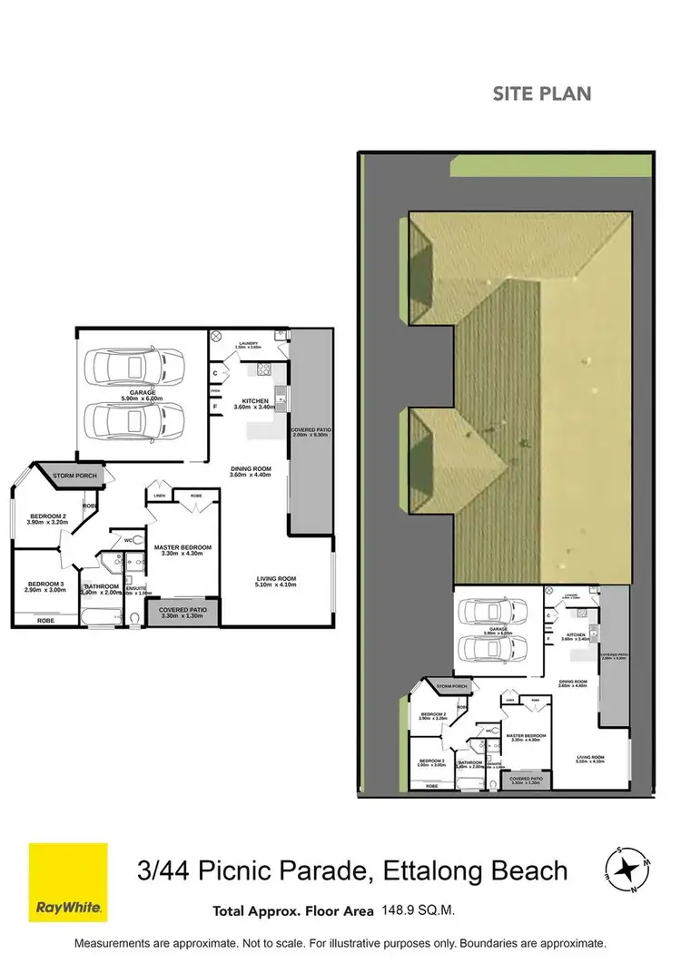 Floorplan of Homely villa listing, 3/44 Picnic Parade, Ettalong Beach NSW 2257