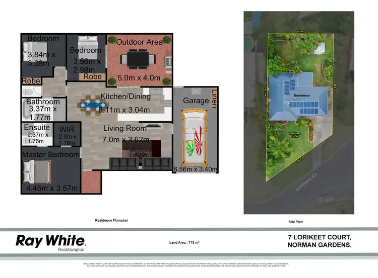 Floorplan of Homely house listing, 7 Lorrikeet Court, Norman Gardens QLD 4701