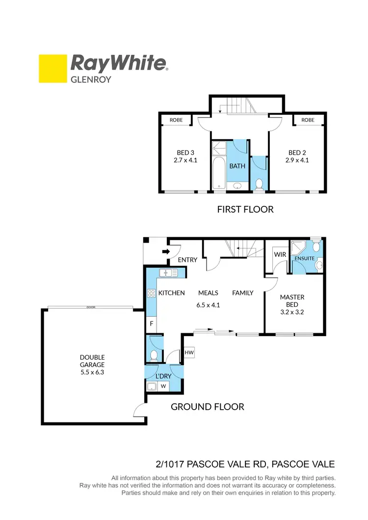 Floorplan of Homely townhouse listing, 2/1017 Pascoe Vale Road, Jacana VIC 3047