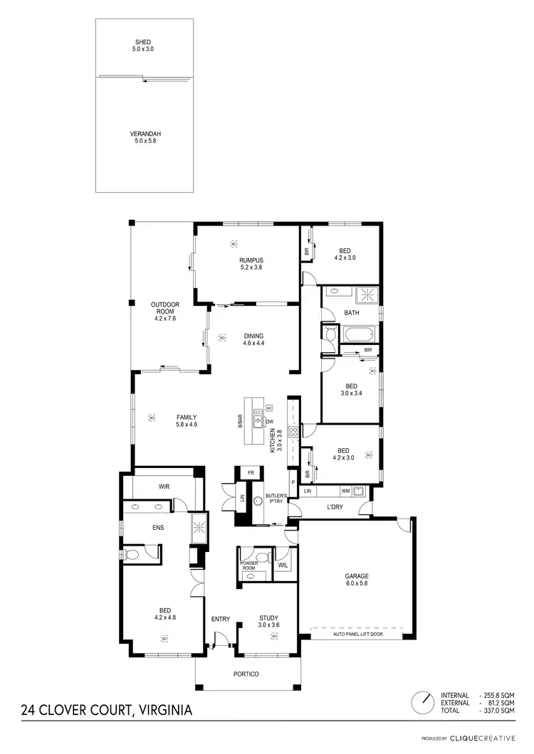 Floorplan of Homely house listing, 24 Clover Court, Virginia SA 5120
