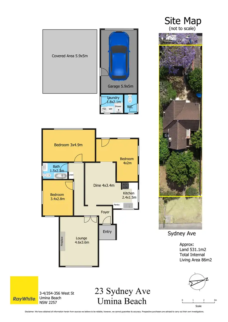 Floorplan of Homely house listing, 23 Sydney Avenue, Umina Beach NSW 2257
