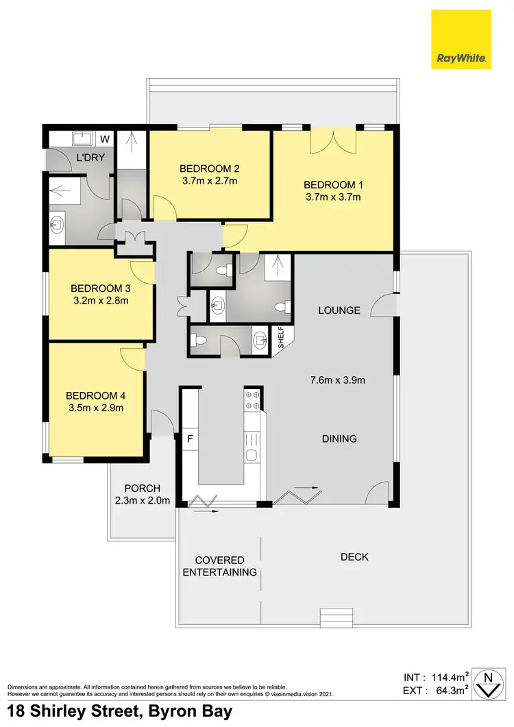 Floorplan of Homely house listing, 18 Shirley Street, Byron Bay NSW 2481