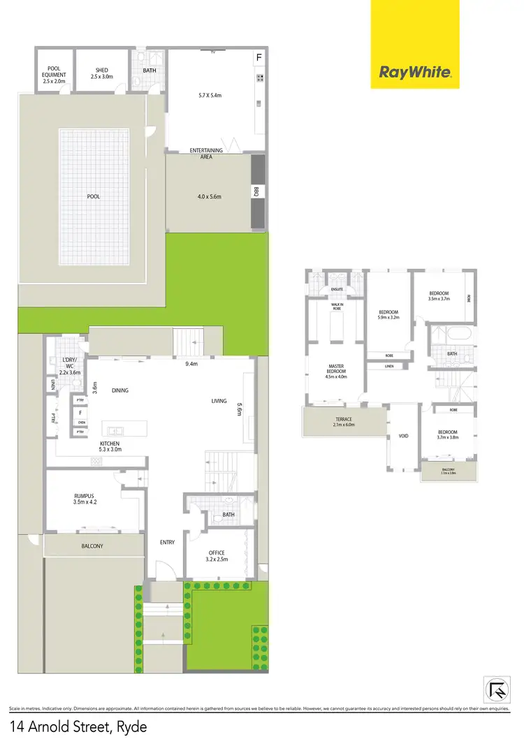 Floorplan of Homely house listing, 14 Arnold Street, Ryde NSW 2112