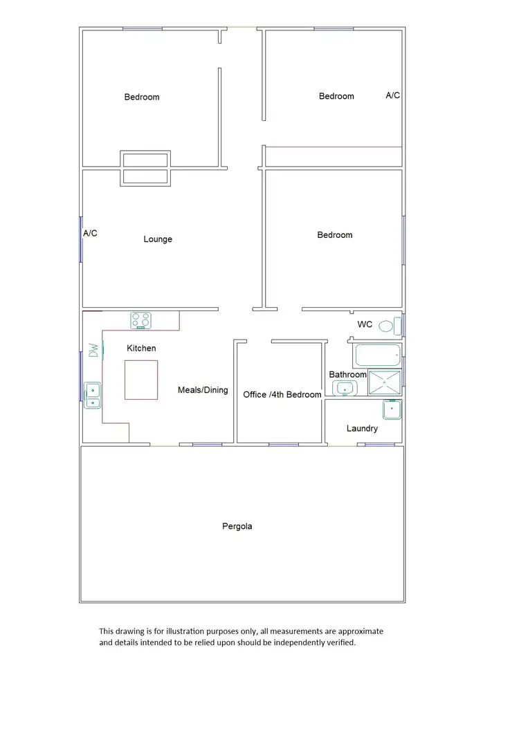 Floorplan of Homely house listing, 1 Railway Terrace N, Pinnaroo SA 5304