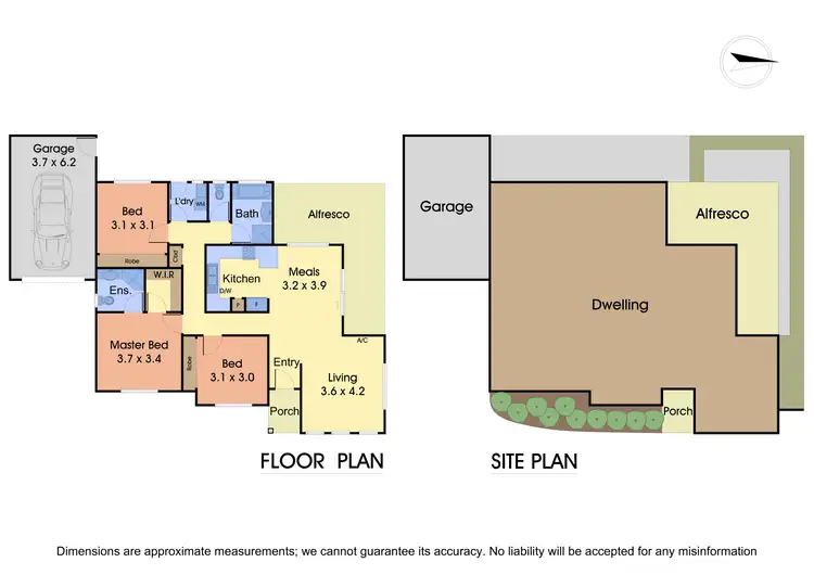 Floorplan of Homely townhouse listing, 1/34 Sing Crescent, Berwick VIC 3806