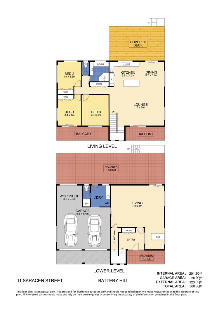 Floorplan of Homely house listing, 11 Saracen Street, Battery Hill QLD 4551