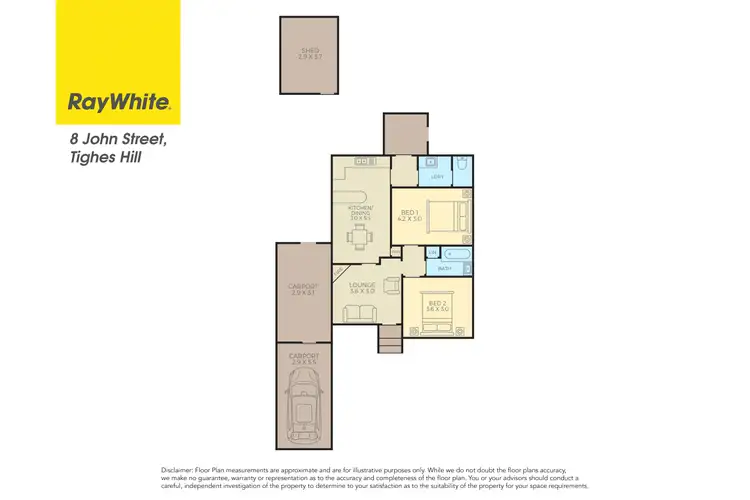 Floorplan of Homely house listing, 8 John Street, Tighes Hill NSW 2297