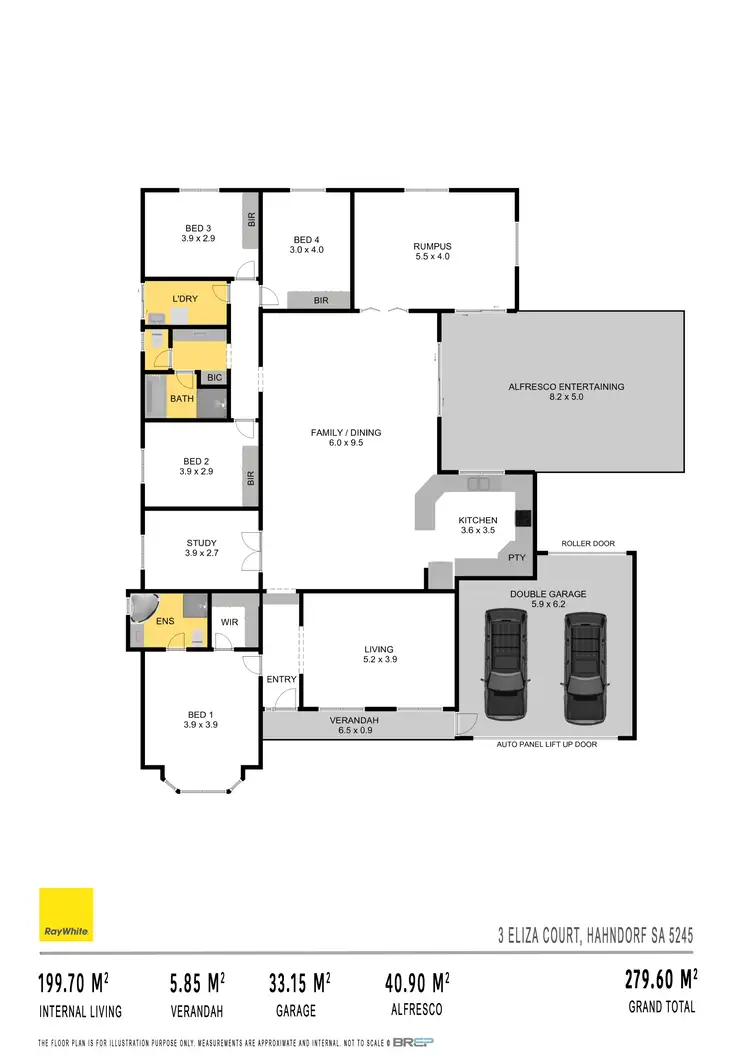 Floorplan of Homely house listing, 3 Eliza Court, Hahndorf SA 5245
