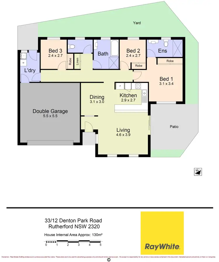 Floorplan of Homely villa listing, 33/12 Denton Park Drive, Rutherford NSW 2320